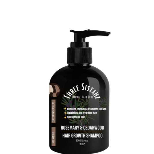 Three Sistahz - Rosemary & Cedarwood Herbal Shampoo