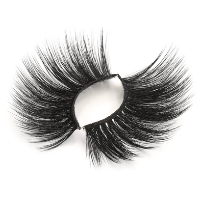 3D Mink Lashes. Soft Cotton Band. Soft Natural Hairs. Easy Application. Natural Looking Dramatic Lashes.